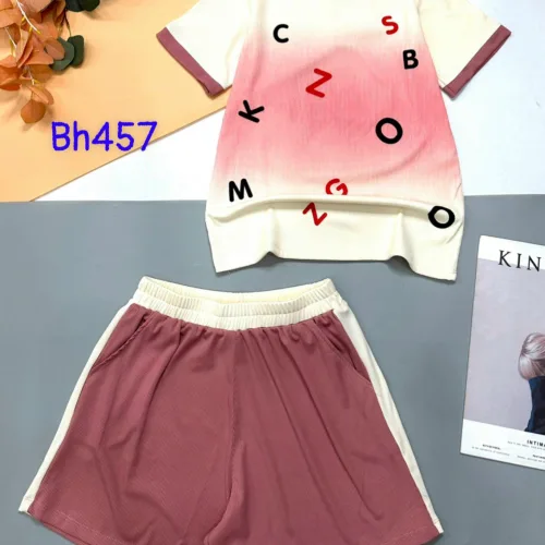 đồ bộ quần đùi áo tay ngắn loang in nhiều chữ
