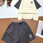 đồ bộ quần đùi áo tay ngắn tay áo cùng màu quần