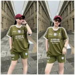 đồ bộ quần đùi áo thun in nhiều chữ