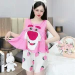 Đồ bộ quần đùi latin áo siêu mát in hình