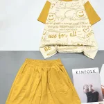 đồ bộ quần đùi trơn áo tay ngắn in nhiều chữ