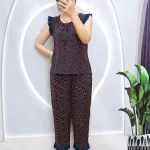 Đồ bộ quần lửng áo áo sát nách bèo hoạ tiết hoa nhí