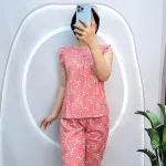 Đồ bộ quần lửng áo sát nách bèo hoạ tiết