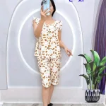 Đồ bộ quần lửng áo sát nách bèo họa tiết