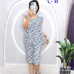 Đồ bộ quần lửng áo sát nách bèo họa tiết