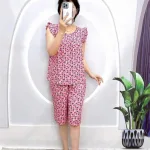 Đồ bộ quần lửng áo sát nách bèo họa tiết