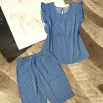 Đồ bộ quần lửng áo sát nách bèo màu trơn