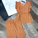 Đồ bộ quần lửng áo sát nách bèo màu trơn