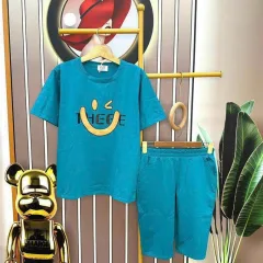 Đồ bộ quần lửng áo tay ngắn in hình