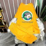 Đồ bộ quần lửng áo tay ngắn in hình