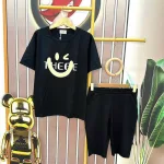 Đồ bộ quần lửng áo tay ngắn in hình