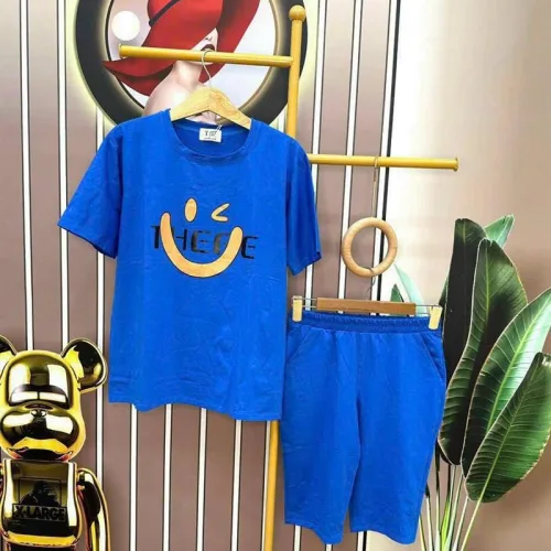 Đồ bộ quần lửng áo tay ngắn in hình
