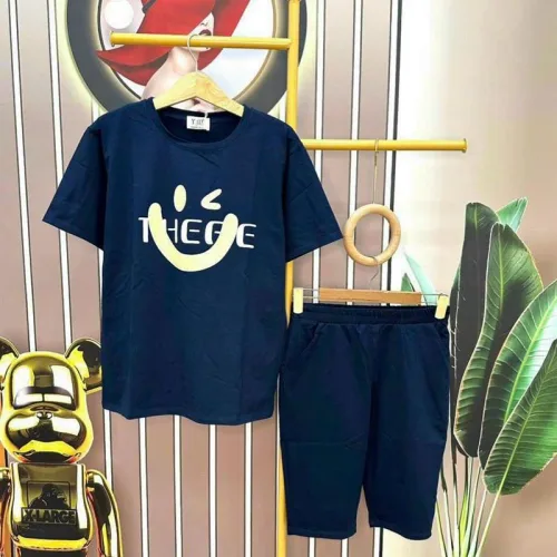 Đồ bộ quần lửng áo tay ngắn in hình