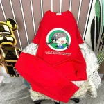 Đồ bộ quần lửng áo tay ngắn in hình