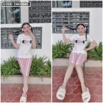 Đồ bộ quần lửng áo tay ngắn in hình cá