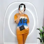 Đồ bộ quần ngố áo tay ngắn form rộng in chữ