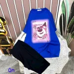 Đồ bộ quần ngố áo tay ngắn in hình