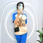 Đồ bộ quần ngố áo tay ngắn in hình gấu