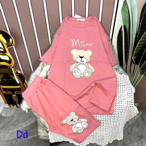 Đồ bộ quần ngố áo tay ngắn in hình gấu