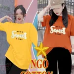 Đồ bộ quần ngố đen áo tay ngắn in chữ