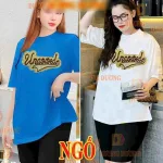 Đồ bộ quần ngố đen áo tay ngắn in chữ