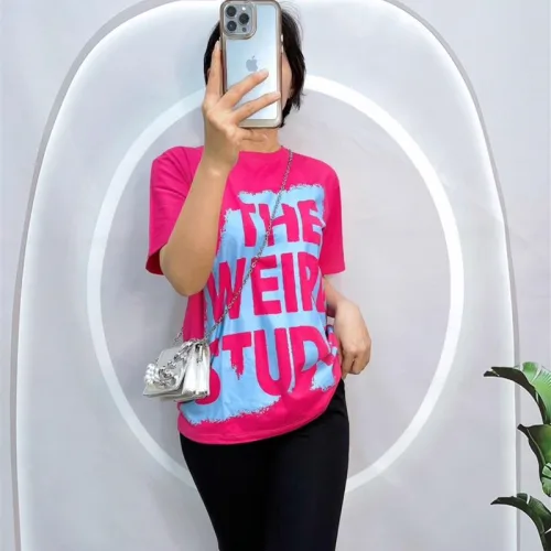 Đồ bộ quần ngố đen áo tay ngắn in chữ