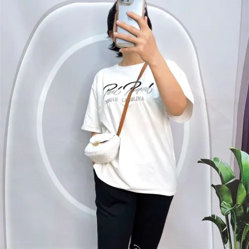 Đồ bộ quần ngố đen áo tay ngắn in chữ form rộng