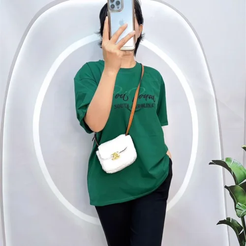Đồ bộ quần ngố đen áo tay ngắn in chữ form rộng