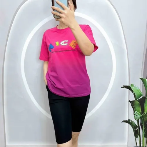 Đồ bộ quần ngố đen áo tay ngắn in chữ nice