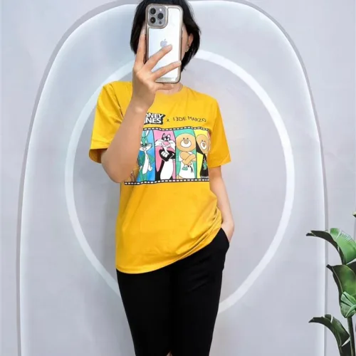 Đồ bộ quần ngố đen áo tay ngắn in hình