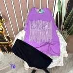 Đồ bộ quần ngố đen áo tay ngắn in hình