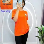 Đồ bộ quần ngố đen áo tay ngắn in hình gấu form rộng