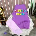 Đồ bộ quần ngố sọc áo tay ngắn in hình
