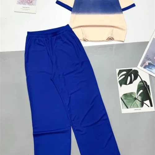 Đồ bộ tăm lạnh quần dài áo tay ngắn in chữ