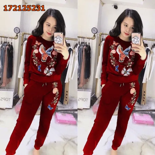 Đồ bộ thu đông nữ trẻ trung và cá tính năm 2019