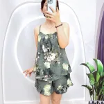 Đồ bộ vải tonl áo hai dây quần đùi siêu mát