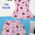 Đồ bộ vải tonl form lớn quần đùi áo sát nách bèo