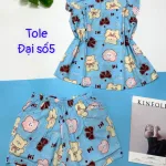 Đồ bộ vải tonl form lớn quần đùi áo sát nách bèo