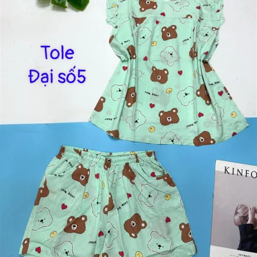 Đồ bộ vải tonl form lớn quần đùi áo sát nách bèo