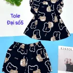 Đồ bộ vải tonl form lớn quần đùi áo sát nách bèo
