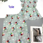 Đồ bộ vải tonl quần lửng áo sát nách bèo
