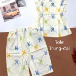 Đồ bộ vải tonl quần lửng áo sát nách bèo