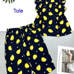 Đồ bộ vải tonl quần lửng áo sát nách bèo