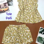 Đồ bộ vải tonl quần đùi áo sát nách bèo