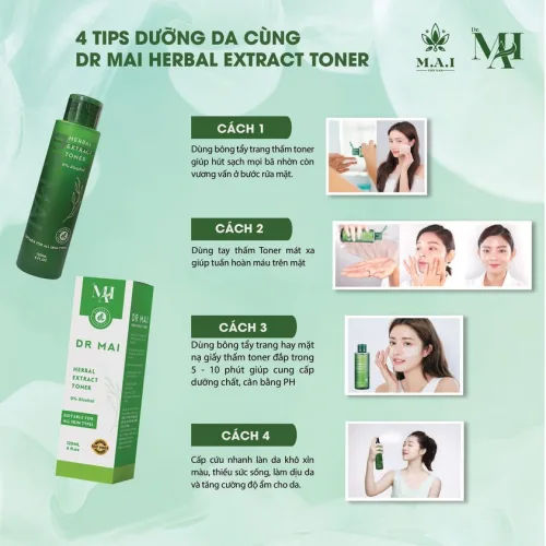 DR MAI TONER PHÙ HỢP CHO DA NÀO ??