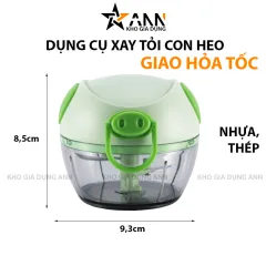 Dụng Cụ Xay Tỏi Mini Máy Xay Mini Kéo Tay Hình Con Heo Đa Năng 8.5x9.3cm