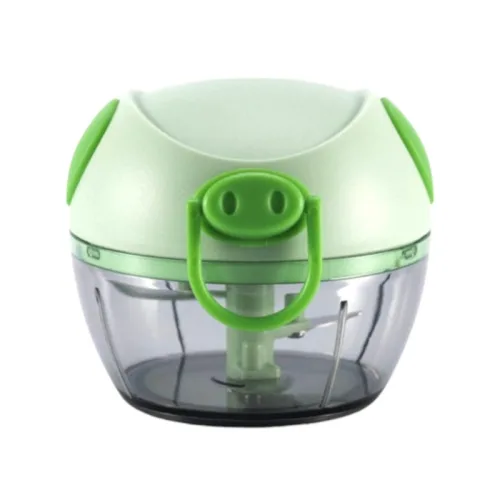 Dụng Cụ Xay Tỏi Mini Máy Xay Mini Kéo Tay Hình Con Heo Đa Năng 8.5x9.3cm