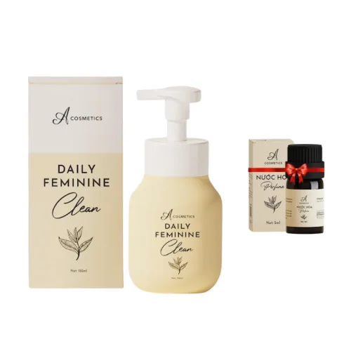 Dung Dịch Vệ Sinh A Cosmetics Daily Feminine Clean 150ml - Tặng Nước Hoa Vùng Kín 5ml