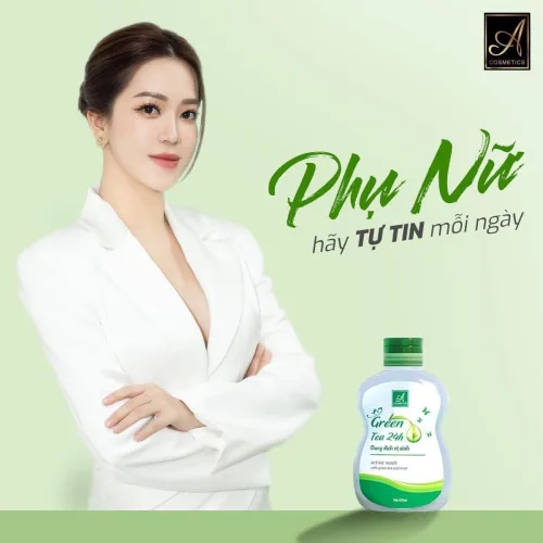 Dung dịch vệ sinh Green Tea 24h nàng tự tin làm điều mình thích hồng tươi mỗi ngày