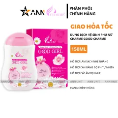Dung Dịch Vệ Sinh Phụ Nữ Charme Good Girl 150ml - Hỗ Trợ Cấp Ẩm Làm Sạch Dịu Nhẹ